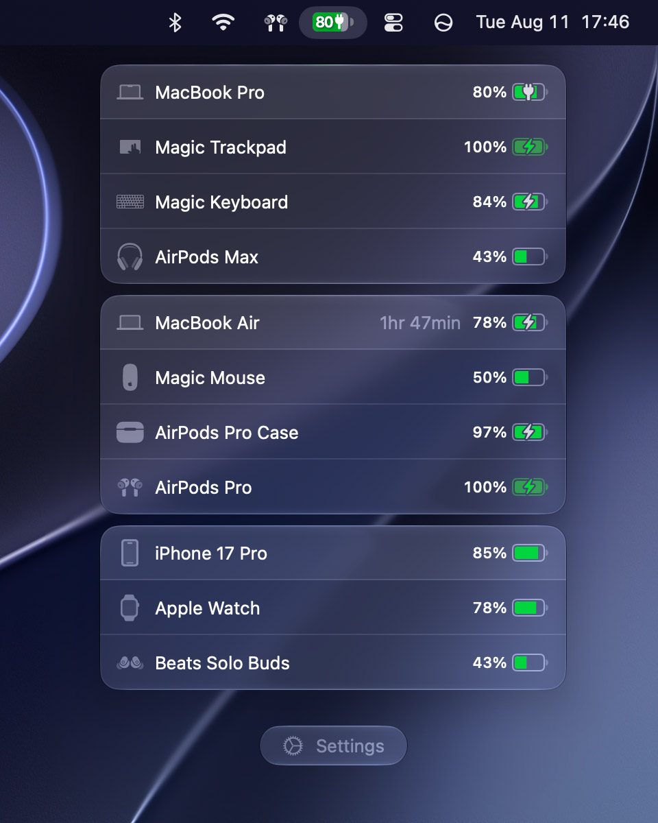 1786987523 377 AirBuddy 3 Nouveau Action HUD widgets Now Playing et