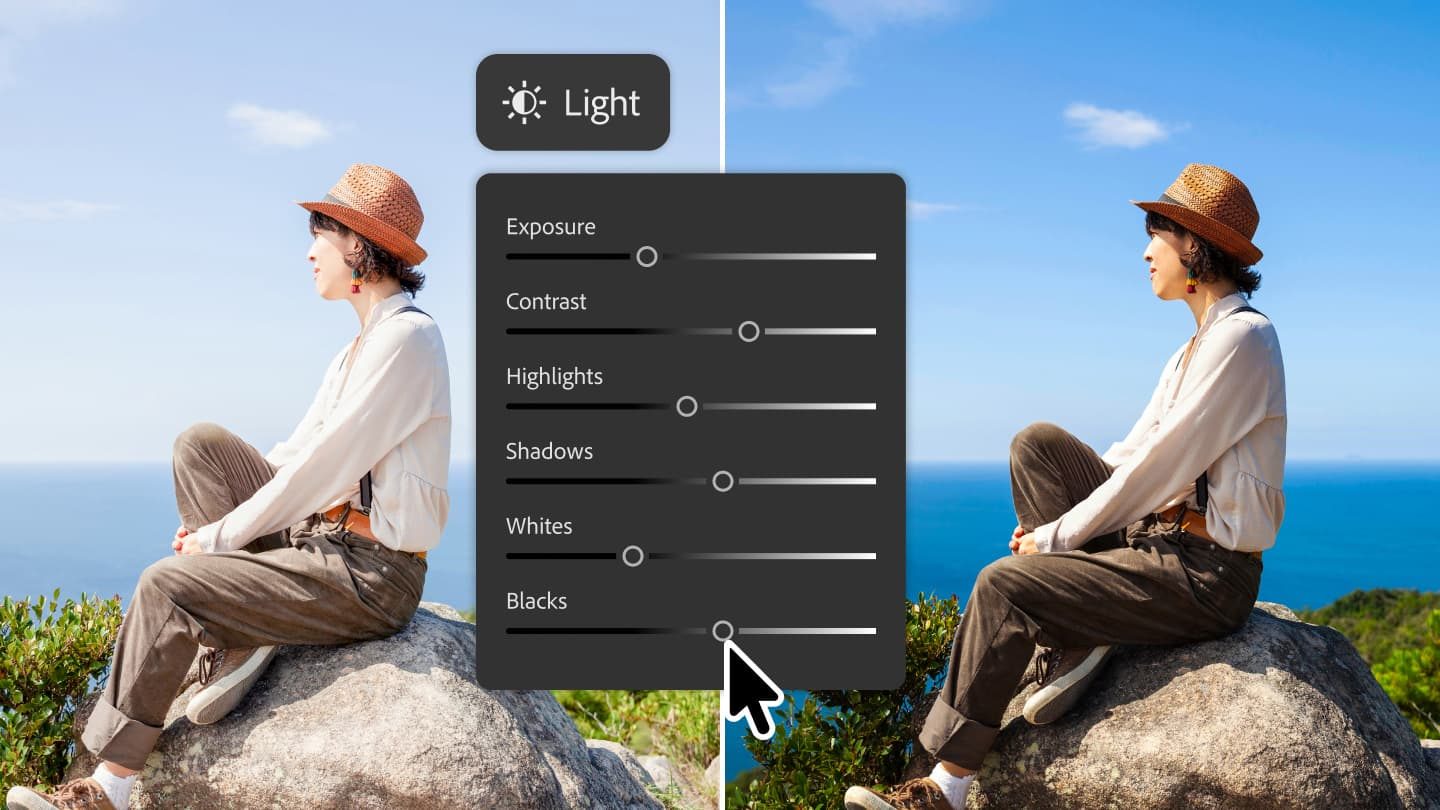 Photoshop Light Adjustments