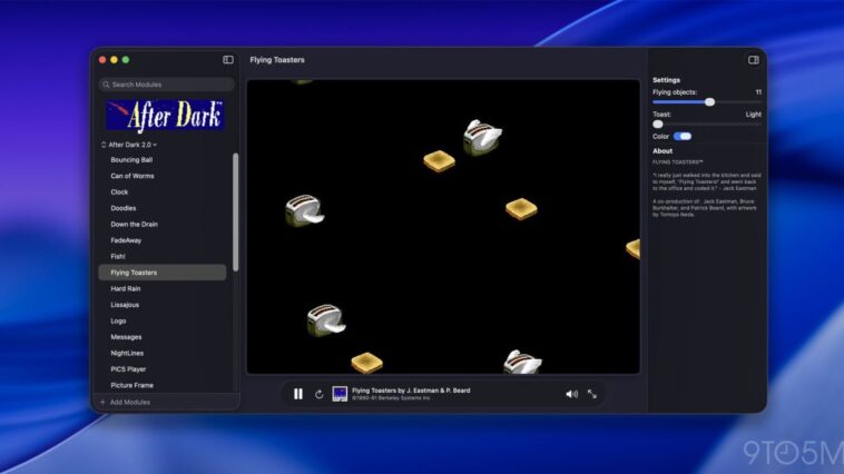 Afterglow : les écrans de veille After Dark classiques disponibles sur Mac modernes 2 Afterglow brings classic After Dark screen savers to modern Macs