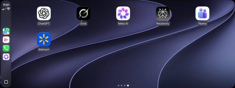 Apple CarPlay : une nouvelle app chatbot AI arrive avant Siri AI 1 Meta AI sur CarPlay