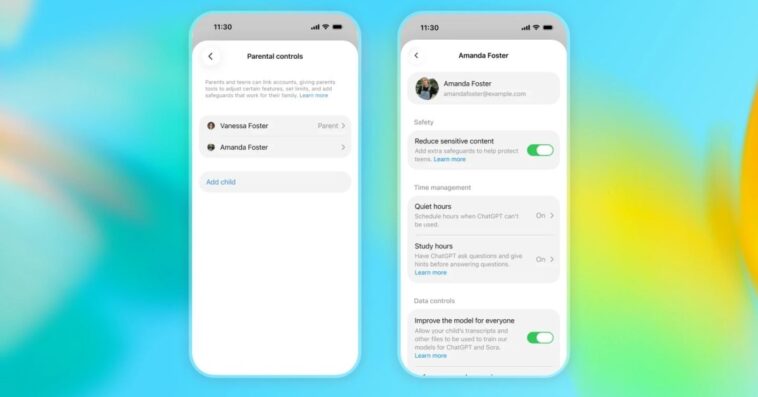 ChatGPT pour adolescents : nouvelles protections et fonctionnalités pour un usage sain 1 ChatGPT for Teens launches with protections and features ‘to promote healthy use’