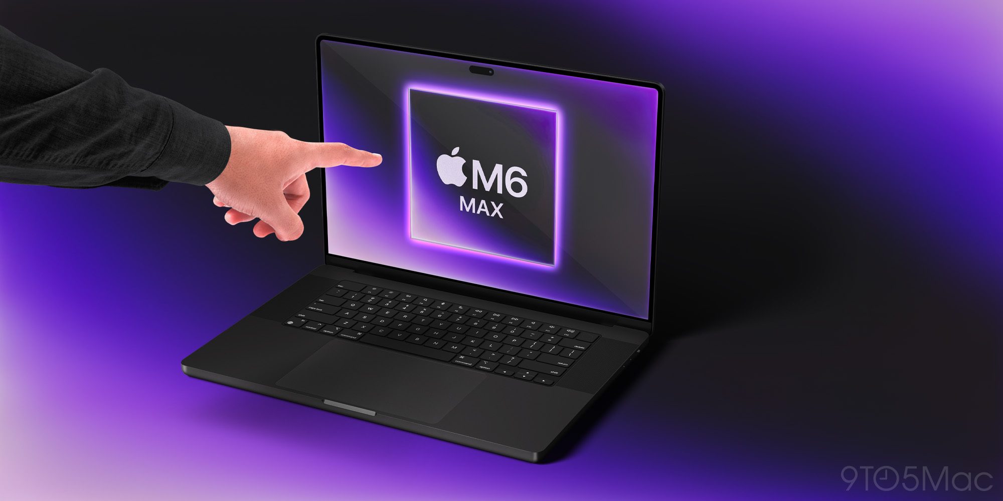 MacBook avec écran tactile : à deux mois de son lancement, voici à quoi s'attendre 2 Mockup du nouveau MacBook Pro avec écran OLED