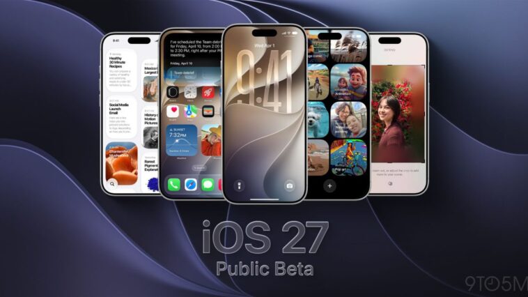 Nouvelles bêtas publiques disponibles pour iOS 27, iPadOS 27 et macOS 27 Golden Gate 3 New public betas now available for iOS 27, iPadOS 27, macOS 27 Golden Gate, more