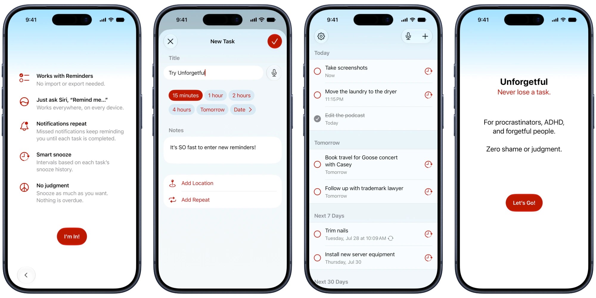 Unforgetful : La nouvelle app du créateur d'Overcast pour améliorer Apple Reminders 2 Unforgetful La nouvelle app du createur dOvercast pour ameliorer.webp