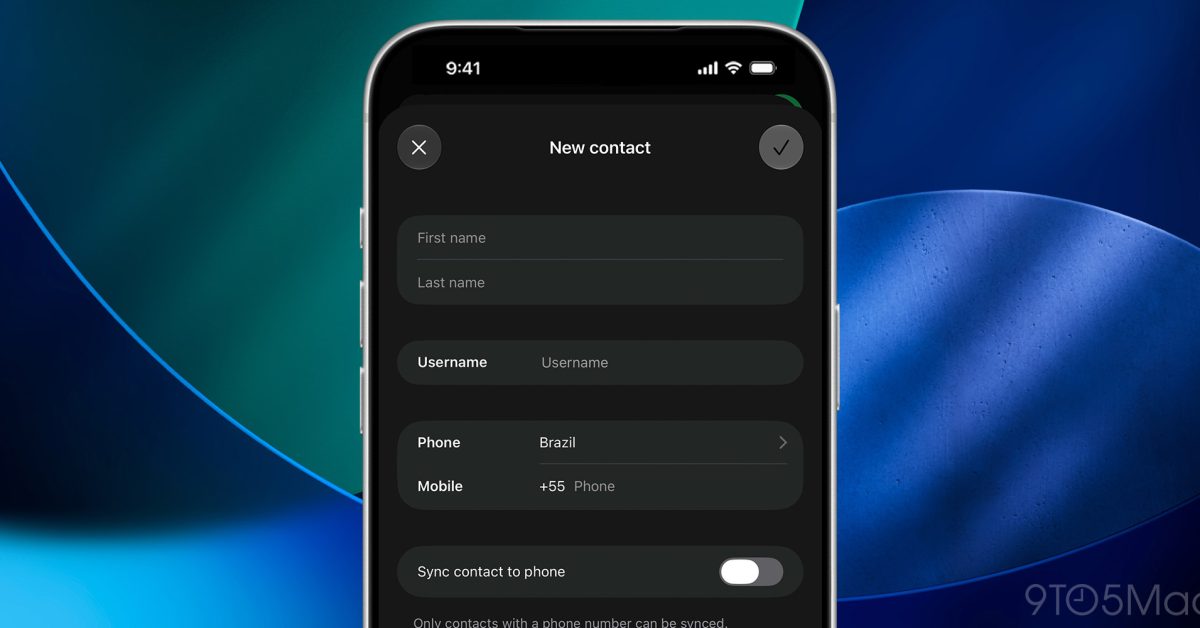 WhatsApp starts rolling out username support when creating new contacts