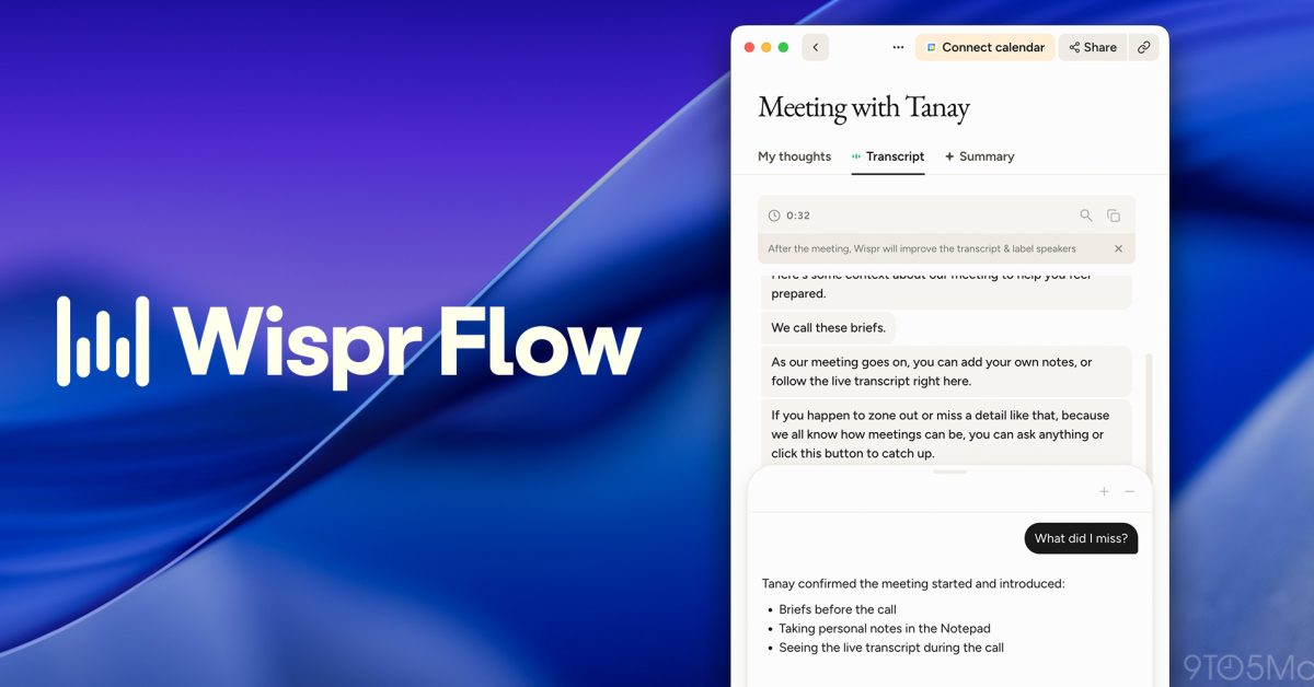 Wispr Flow lance Notetaker, son premier assistant AI pour les réunions au-delà de la dictée 51 Wispr Flow takes on AI meeting assistants with Notetaker, its first product beyond dictation