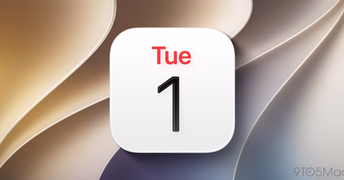 Apple’s Calendar app in iOS 27 has brand new design for key features