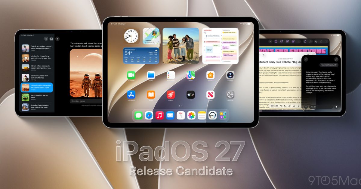 Apple dévoile la version finale d'iPadOS 27, avec watchOS 27 et d'autres nouveautés 7 Apple releases iPadOS 27 RC, plus watchOS 27 and more