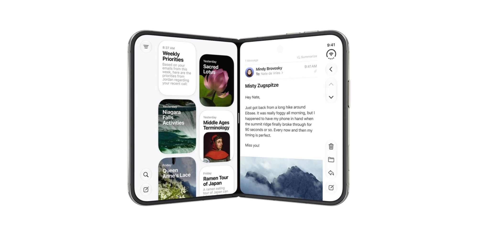 1789740045 872 iPhone Duo videos revelent un clavier divise multitache et