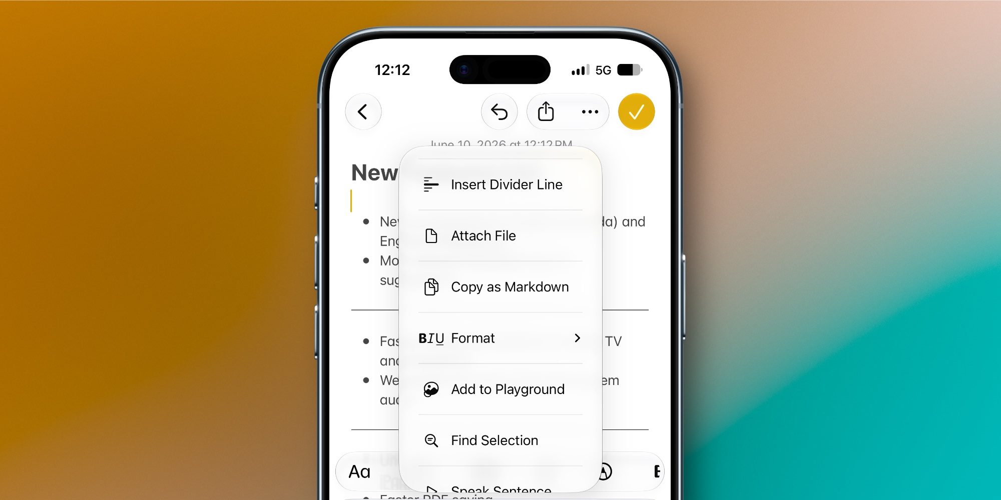 Apple Notes : Quelles sont les nouveautés dans iOS 27 ? 2 Apple Notes Quelles sont les nouveautes dans iOS 27
