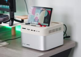 This unique retro dock adds a flip-up display, Thunderbolt 5, & 8TB storage to your Mac [Video]