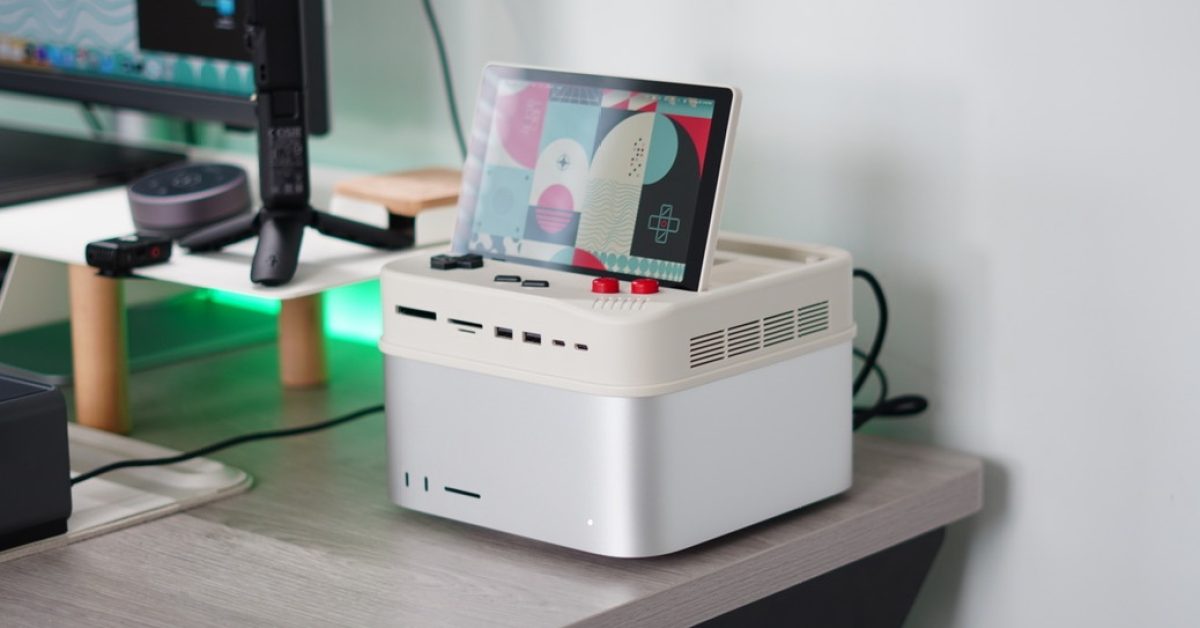 This unique retro dock adds a flip-up display, Thunderbolt 5, & 8TB storage to your Mac [Video]