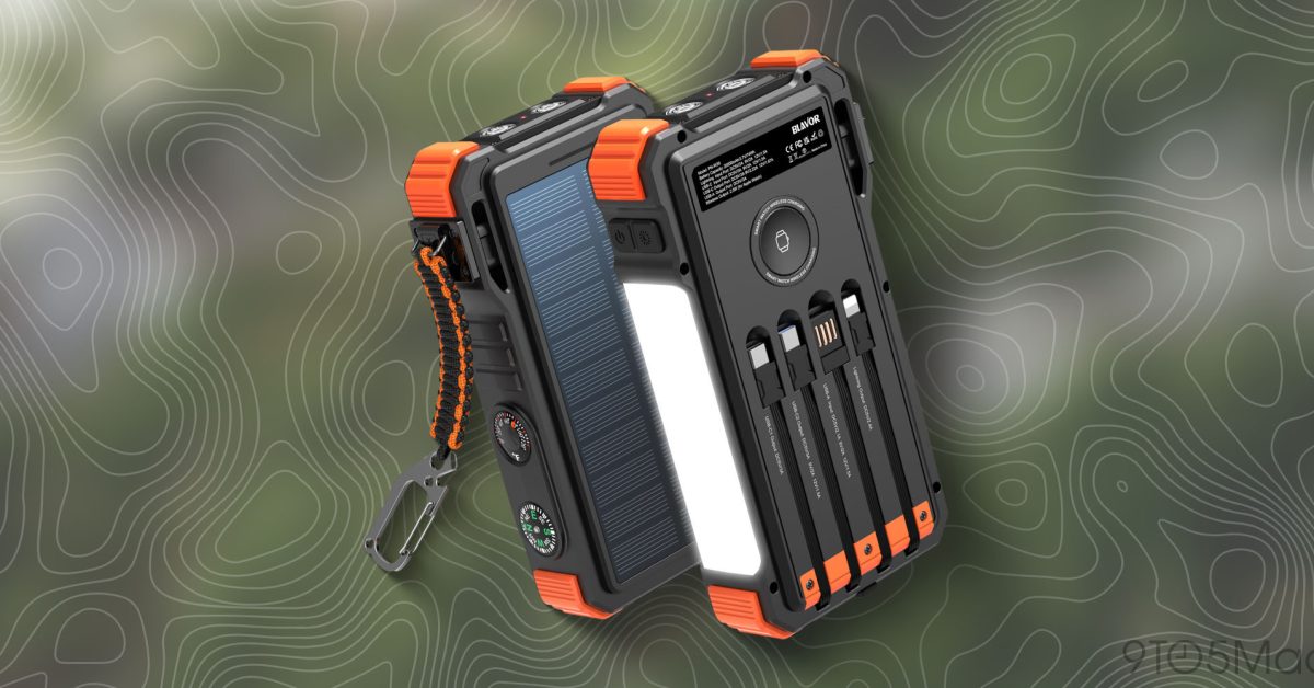 MagSafe Monday: BLAVOR’s solar power bank is built for fall camping trips