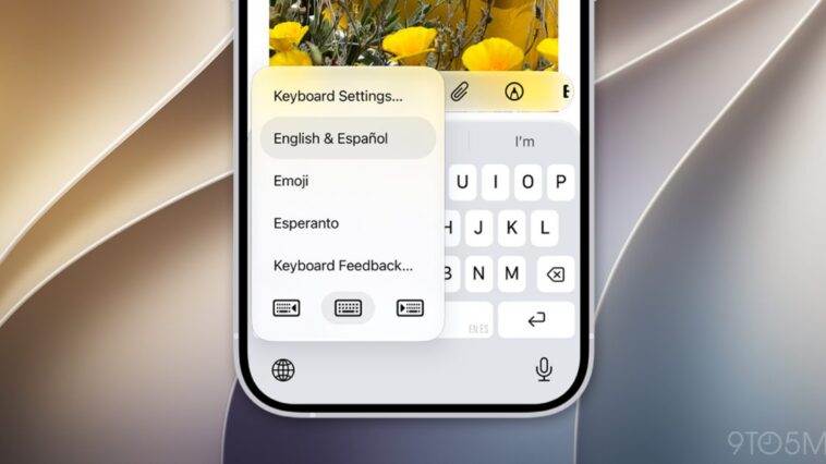 iOS 27 et iPadOS 27 : prise en charge des langues pour le Dictionnaire et le clavier QuickType 3 iOS 27 and iPadOS 27 expand language support for Dictionary, QuickType Keyboard, more