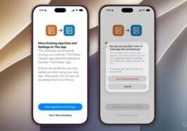 iOS 27.2 will help users move data and settings from an old app to its replacement