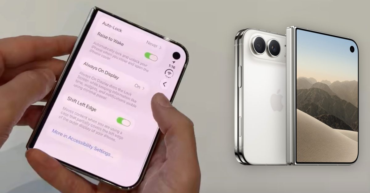 iPhone Duo can add fake bezel to the outside screen for better case compatibility