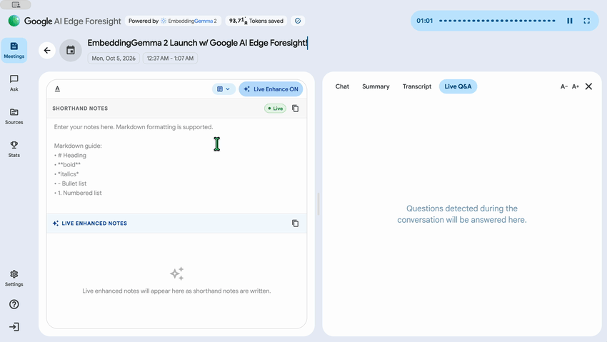 1791311117 929 Google AI Edge Foresight des notes completes a partir