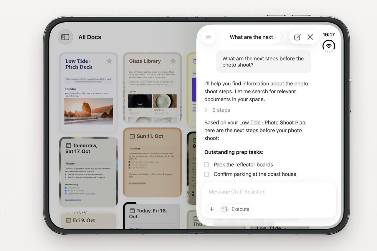 1793049943 582 Craft lapplication de productivite native entre iPhone et Mac