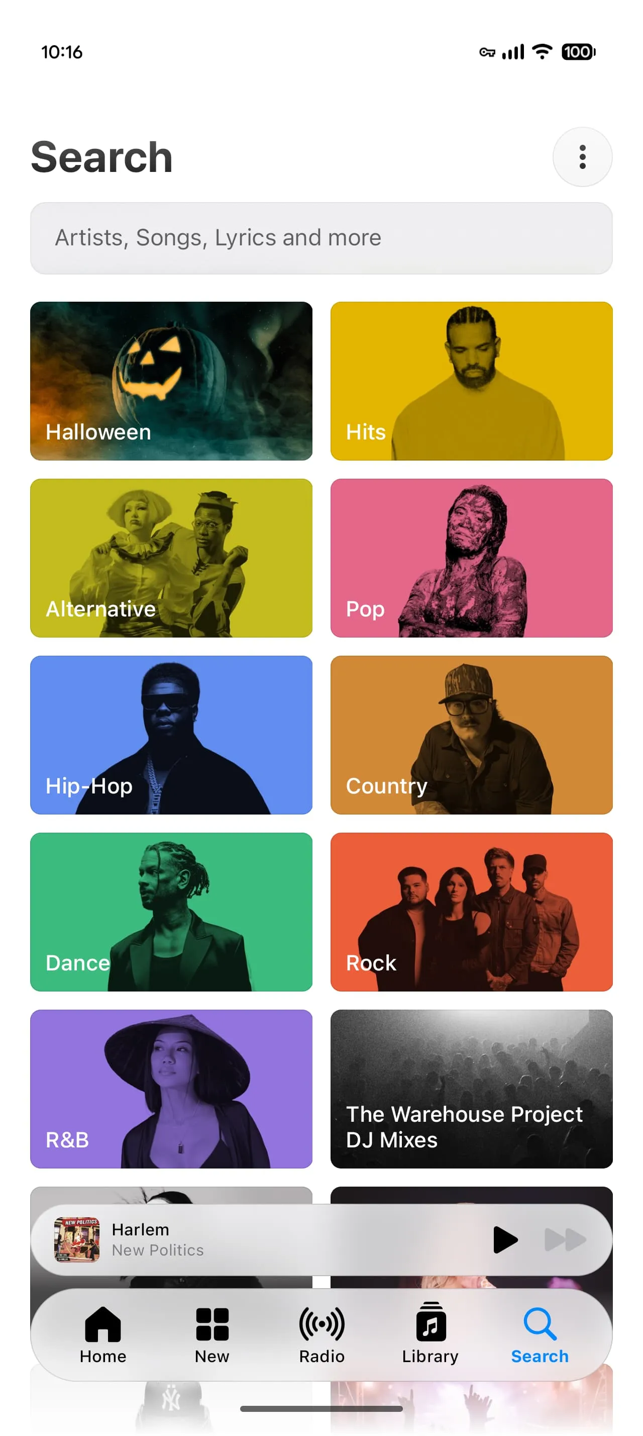 Interface Apple Music 7.0 stable