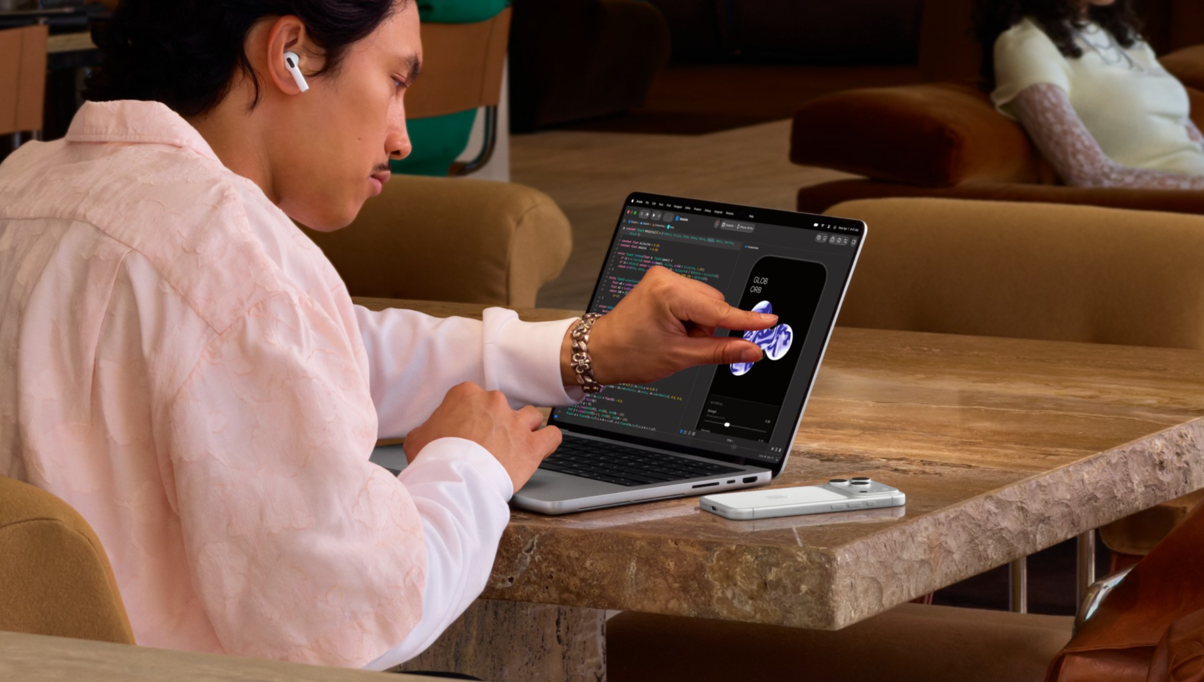 Capture d'écran de l'émulateur iOS sur macOS