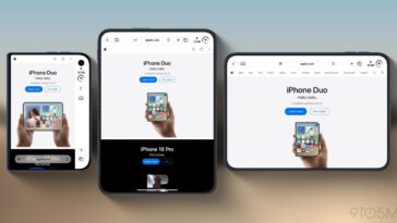 Apple exploring fix for Safari’s cramped layout on the iPhone Duo’s outer display