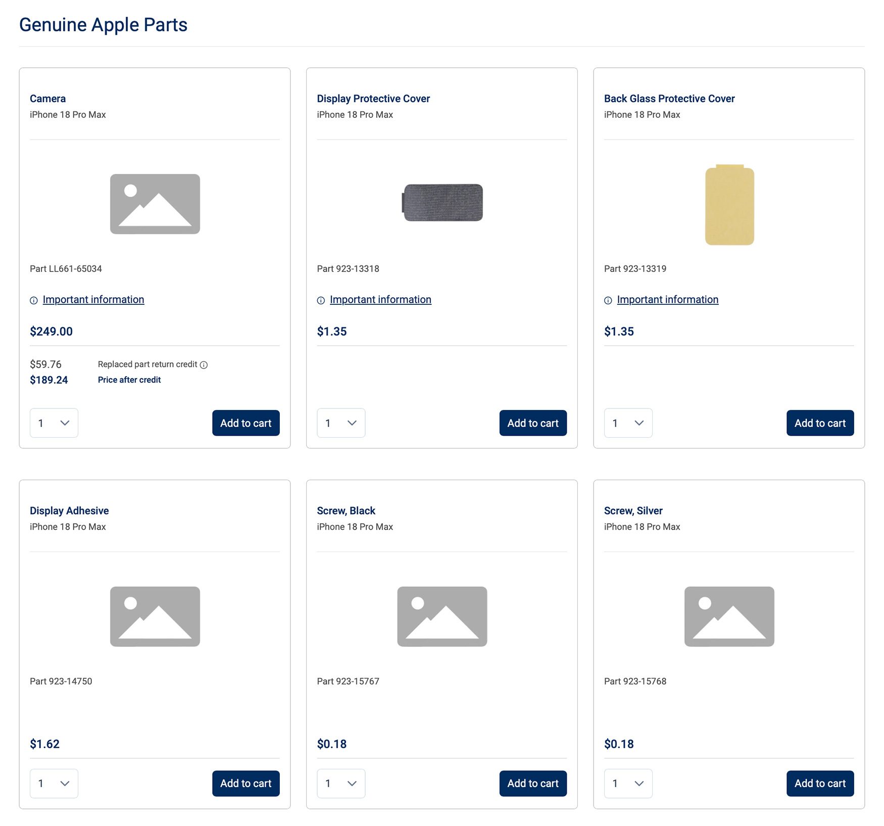 Apple vend désormais des pièces de réparation pour iPhone 18 Pro et nouveaux Mac Studio et Mac mini 2 Apple vend desormais des pieces de reparation pour iPhone 18