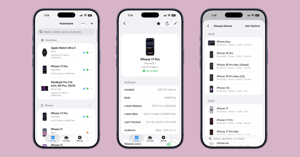 Hoardware : l’app facile pour suivre votre collection d’appareils Apple 8 Indie App Spotlight: ‘Hoardware’ makes it easy to track your Apple device collection
