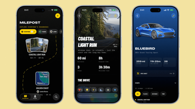 Milepost : un journal de conduite pour conserver vos souvenirs sur la route 1 Indie App Spotlight: ‘Milepost’ is a driving journal that saves your memories on the road