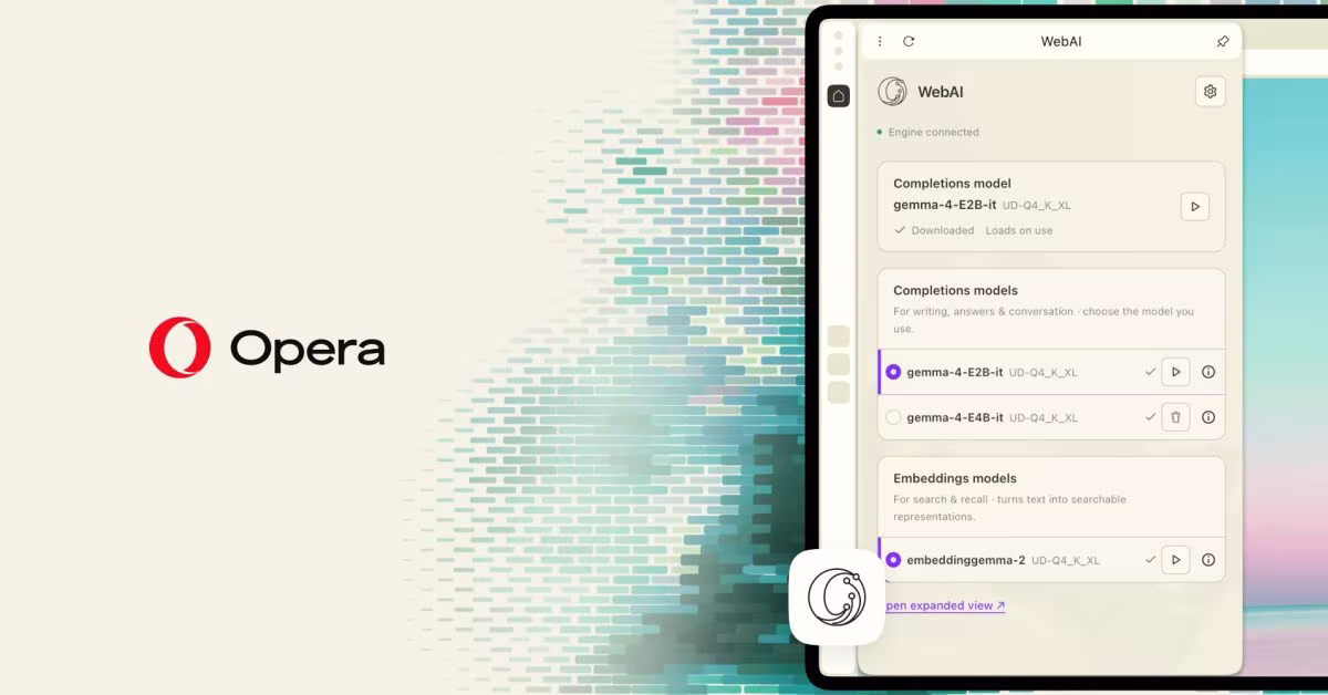 Opera One now lets Mac users run Apple’s foundation model directly in the browser