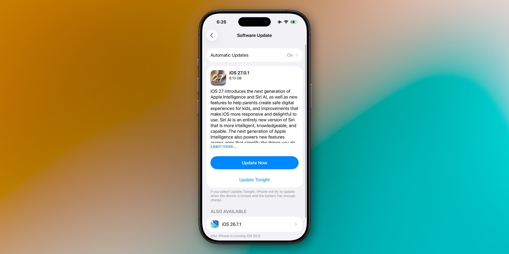 iOS 27.0.1 : mise à jour recommandée pour les utilisateurs d’iOS 26 2 iOS 2701 mise a jour recommandee pour les utilisateurs