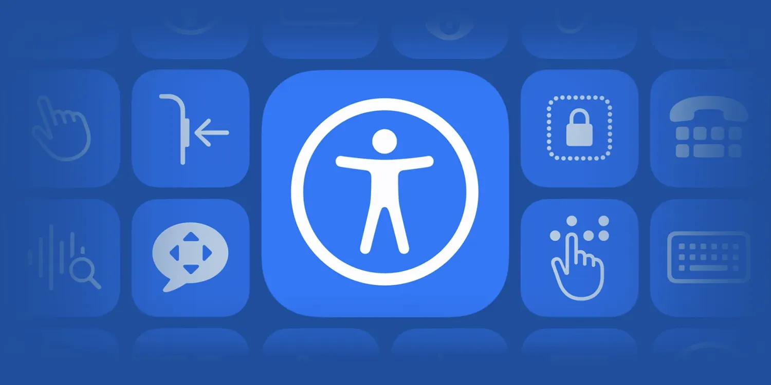 iOS 27.2 ajoute deux nouvelles fonctionnalités FaceTime 3 Graphique d'accessibilité Apple avec des icônes représentant différents handicaps